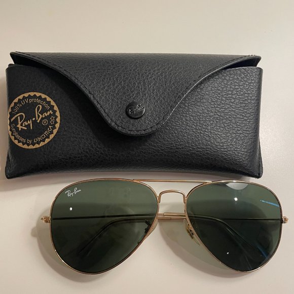 Ray Ban Aviator Classic Sunglasses - Picture 5 of 6
